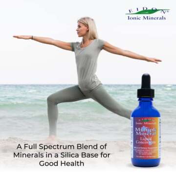 Eidon Ionic Minerals Multiple Minerals Supplement - Ionic Trace Mineral Drops for Water, Natural Liquid Vitamins to Support Heart Health and Hydration, Bioavailable, No Preservatives - 2 oz