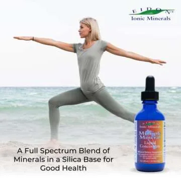 Eidon Ionic Minerals Multiple Minerals Supplement - Ionic Trace Mineral Drops for Water, Natural Liquid Vitamins to Support Heart Health and Hydration, Bioavailable, No Preservatives - 2 oz