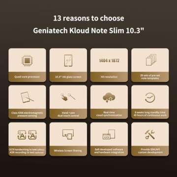 Geniatech 10.3 Android E-Ink ePaper Tablet - The Ultimate eReader Experience