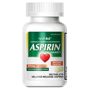 HealthA2Z® Aspirin 81 mg - Enteric Coated & Affordable Pain Relief Solution
