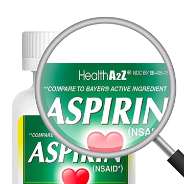HealthA2Z® Aspirin 81 mg | Easy to Swallow Pain Relief