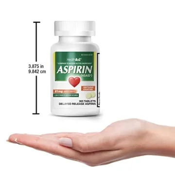 HealthA2Z® Aspirin 81 mg | Easy to Swallow Pain Relief