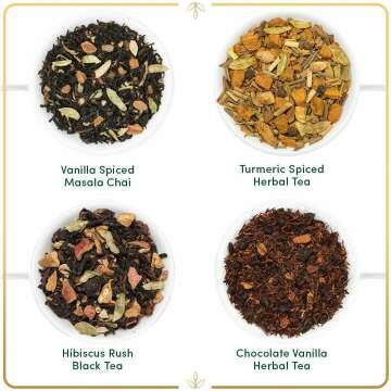 VAHDAM Hanukkah Gift Set 2022 - 4 Premium Teas