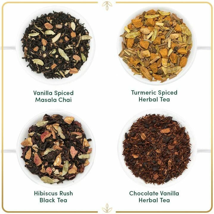 VAHDAM Hanukkah Gift Set 2022 - 4 Premium Teas