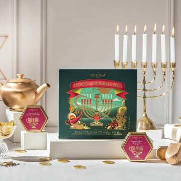VAHDAM Hanukkah Gift Set 2022 - 4 Premium Teas