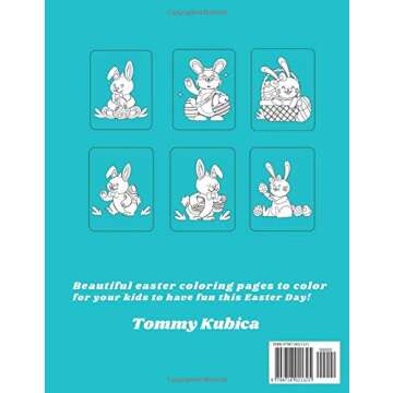 Happy Easter Coloring Book Fun For Kids: Eggs and Bunny. Fun And Education. Childrens and Toddlers B...