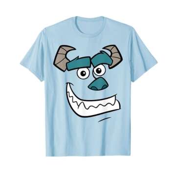 Disney Pixar Monsters Inc Sulley Face Costume T-Shirt
