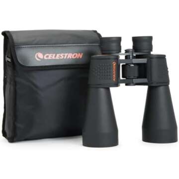 Celestron - SkyMaster 12x60 Binocular - Large Aperture Binoculars with 60mm Objective Lens - 12x Magnification High Powered Binoculars - Includes Carrying Case