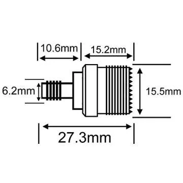 onelinkmore SMA Female to SO239 Female RF Two Way Radio Coax Adapter UHF Jack SO-239 Antenna Cable Connector for CB Radio Walkie Talkie SDR UV-5R Series Handheld Radio Pack of 2