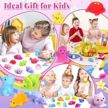 150 Pack Mochi Squishy Toys for Kids Stress Relief Party Favors