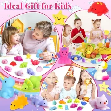 150 Pack Mochi Squishy Toys for Kids Stress Relief Party Favors