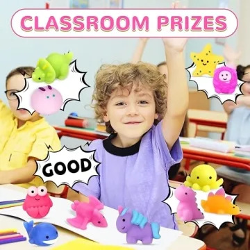 150 Pack Mochi Squishy Toys for Kids Stress Relief Party Favors