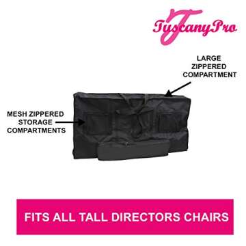 Tuscany Pro Makeup Artist Chair CARRY BAG ONLY - Personalize Your Style!