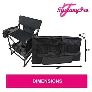 Tuscany Pro Makeup Artist Chair Carry Bag - Personalize It!