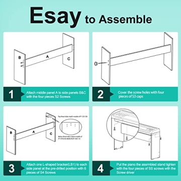 Premium L85 Keyboard Stand for Yamaha P71 | Durable & Stylish