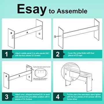 Premium L85 Keyboard Stand for Yamaha P71 | Durable & Stylish