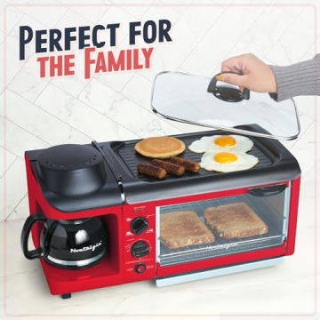 Nostalgia 3-in-1 Breakfast Station for Perfect Mornings