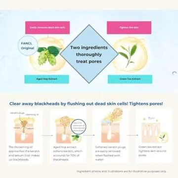 FANCL Mild Cleansing Oil, Japanese Facial Cleansing Oil, Makeup Remover, 100% Preservative Free, Clean Skincare for Sensitive Skin [US Package]