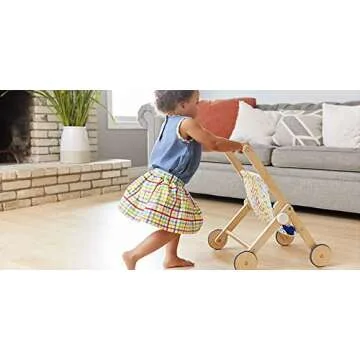 Lovevery Buddy Stroller | Engaging Wooden Toy for Toddlers