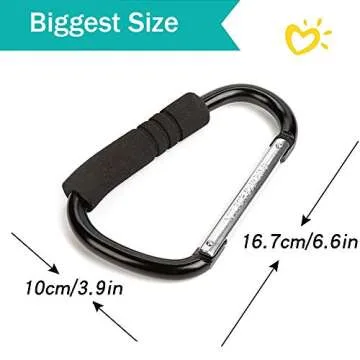 Durable Funbliss Stroller Hooks for Hassle-Free Hauling
