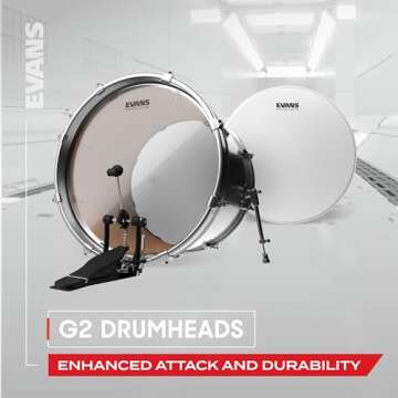 Evans Drum Heads - G2 Coated Standard Tompack (12 inch, 13 inch, 16 inch)
