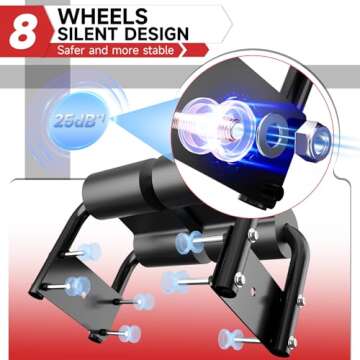 Bigzzia Adjustable Full Body Ab Exercise Bench for Home