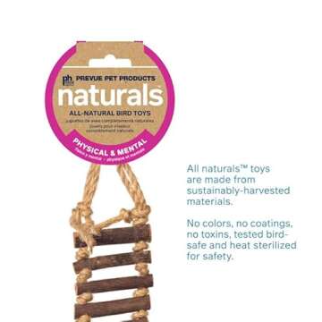 Buy Prevue Naturals Rope Ladder Bird Toy for Pet Play