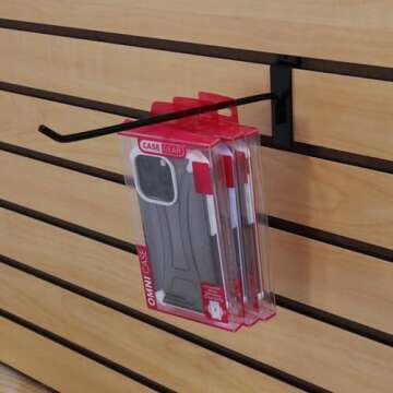 SSWBasics 4 ft x 2 ft Horizontal Maple Slatwall Easy Organizer Panels (24" H x 48" L) - Pack of 2 - Perfect for Retail Store, Garage Wall, and Craft Storage Organization