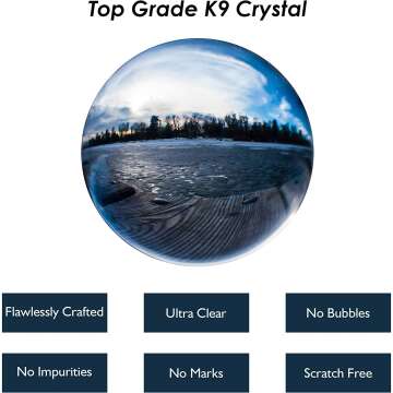 EMART Crystal Ball Photography Props 3 Pack