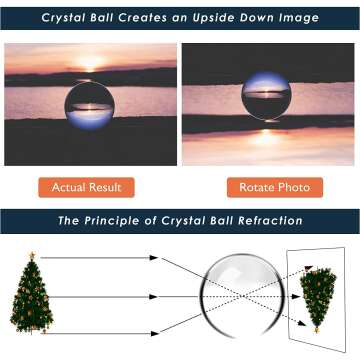 EMART Crystal Ball Photography Props 3 Pack