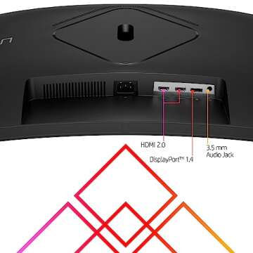 HP OMEN 32c QHD 165Hz Curved Gaming Monitor, QHD Display (2560 x 1440), VA Panel, 99% sRGB, 90% DCI-P3, 16:9, AMD FreeSync Premium Technology, 32c (2023)