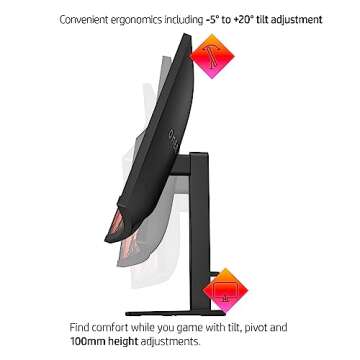 HP OMEN 32c QHD 165Hz Curved Gaming Monitor, QHD Display (2560 x 1440), VA Panel, 99% sRGB, 90% DCI-P3, 16:9, AMD FreeSync Premium Technology, 32c (2023)