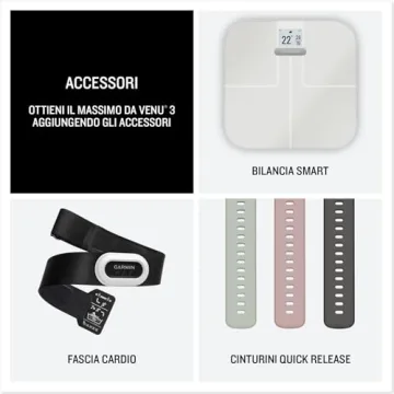 Garmin Venu 3 Smartwatch with Touchscreen & Band