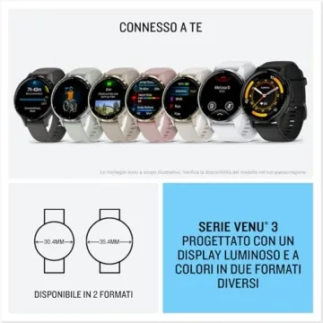 Garmin Venu 3 Smartwatch with Touchscreen & Band