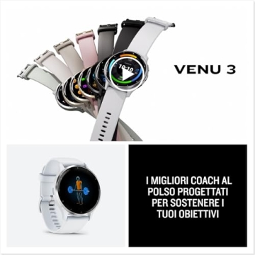 Garmin Venu 3 Smartwatch with Touchscreen & Band