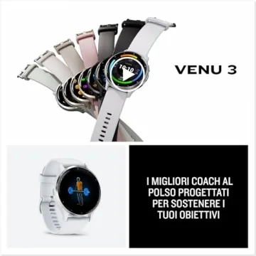 Garmin Venu 3 Smartwatch with Touchscreen & Band