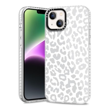 RUMDEY Cheetah Print Case Pack for iPhone 13/14 Stylish Protection