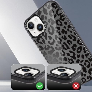 RUMDEY Cheetah Print Case Pack for iPhone 13/14 Stylish Protection