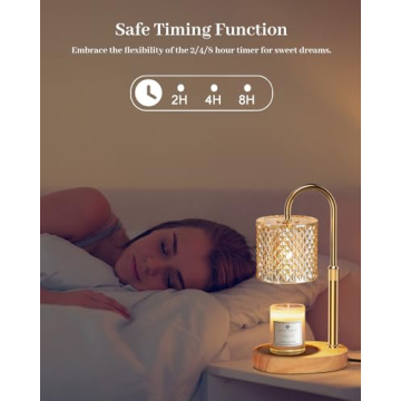 Candle Warmer Lamp with Timer and Dimmer - Ideal Gift for Women