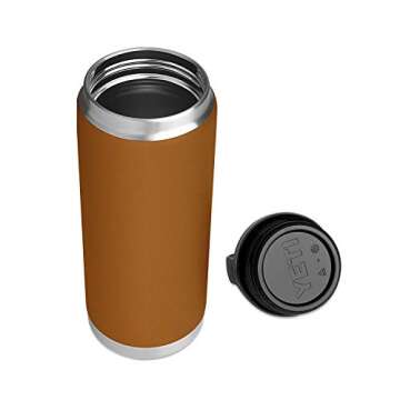 YETI Rambler 26 oz Bottle, Vacuum Insulated, Stainless Steel with TripleHaul Cap, Clay
