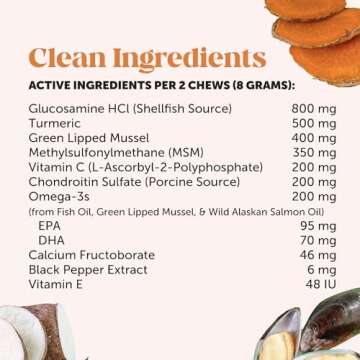 Pet Honesty Hip & Joint Health Chews - Natural Mobility Support for Dogs