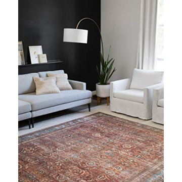 Loloi Layla Area Rug - Vintage Charm, Easy Clean, Durable