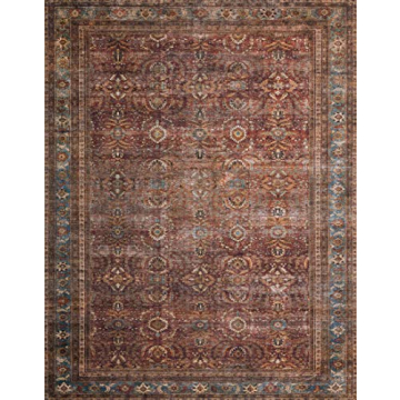Loloi Layla Area Rug - Vintage Charm, Easy Clean, Durable