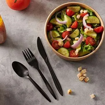 Buy 1000 Plastic Disposable Cutlery Set in Bulk Online