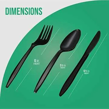 Buy 1000 Plastic Disposable Cutlery Set in Bulk Online