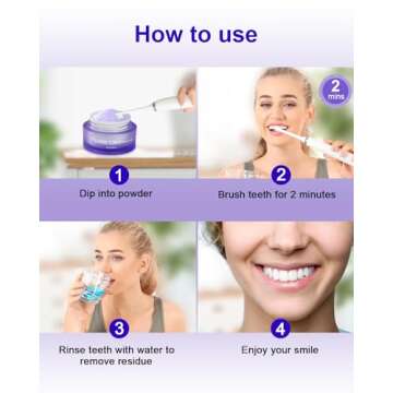 MySmile Natural Mint Non-Sensitive Teeth Whitening Powder