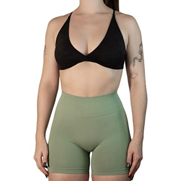 AUROLA Mars Workout Sports Bras Women Athletic Removable Padded Backless Strappy Criss Cross Light Low Support Gym Fitness Yoga Crop Bra