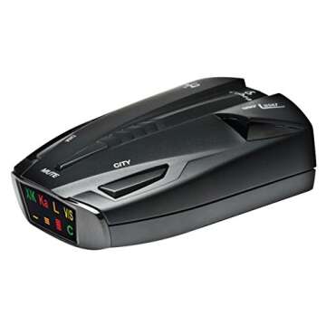 Cobra®️ ESD7570 - 360 Degree Detection,9 Band, Radar/Laser Detector, Fewer False Alerts, Ultrabri...