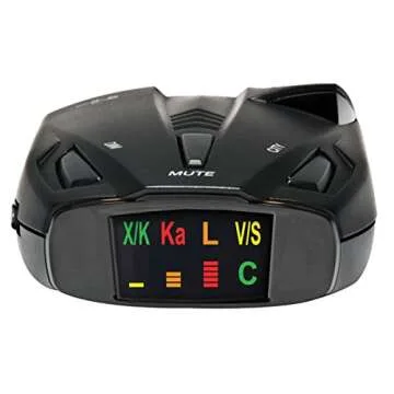 Cobra®️ ESD7570 - 360 Degree Detection,9 Band, Radar/Laser Detector, Fewer False Alerts, Ultrabright Display, VG-2 Immunity, Safety Alert, City/Highway Modes