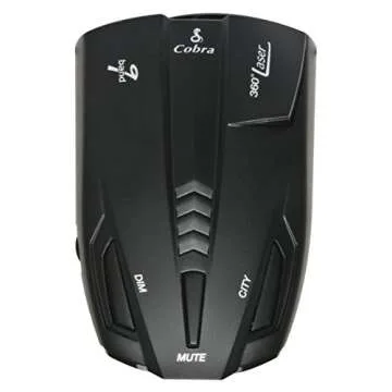 Cobra®️ ESD7570 - 360 Degree Detection,9 Band, Radar/Laser Detector, Fewer False Alerts, Ultrabright Display, VG-2 Immunity, Safety Alert, City/Highway Modes